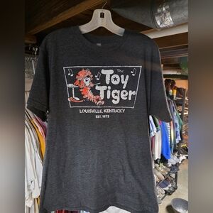 Gray Toy Tiger Graphic T-Shirt Louisville Kentucky Bar
